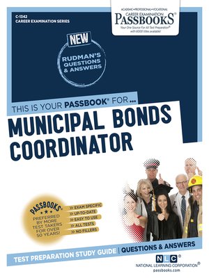 cover image of Municipal Bonds Coordinator